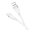КАБЕЛЬ HOCO X109 ENERGY SILICONE CHARGING DATA CABLE LIGHTNING 2A, 1M, БІЛИЙ