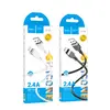 КАБЕЛЬ HOCO X109 ENERGY SILICONE CHARGING DATA CABLE LIGHTNING 2A, 1M, БІЛИЙ