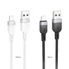 КАБЕЛЬ HOCO X109 ENERGY SILICONE CHARGING DATA CABLE LIGHTNING 2A, 1M, БІЛИЙ
