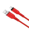 КАБЕЛЬ HOCO X59 VICTORY CHARGING DATA ДЛЯ LIGHTNING 2,4A, 1M, ЧЕРВОНИЙ