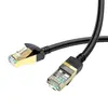 КАБЕЛЬ ІНТЕРНЕТУ LAN HOCO US02 LEVEL PURE COPPER GIGABIT ETHERNET CABLE 1GB 125MB/S 1M, ЧОРНИЙ