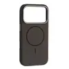 MR4_144118 Чохол liquid silicone case metal camera magsafe для iphone 17 pro max, сірий 