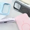 ЧОХОЛ LIQUID SILICONE CASE METAL CAMERA MAGSAFE ДЛЯ IPHONE 17 MORANDI ПУРПУРОВИЙ