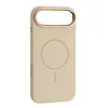 MR4_144122 Чохол liquid silicone case metal camera magsafe для iphone 17 air antique, білий 