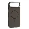 MR4_144125 Чохол liquid silicone case metal camera magsafe для iphone 17 air, сірий 