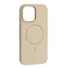 MR4_144132 Чохол liquid silicone case metal camera magsafe для iphone 16 pro max antique, білий 