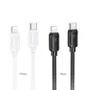 КАБЕЛЬ PD HOCO X115 SURPASS PD27W FAST CHARGING DATA CABLE LIGHTNING 1M, ЧОРНИЙ