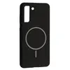 MR4_144478 Чохол silicone case luxury magsafe для samsung s21 fe, чорний 