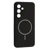 ЧОХОЛ SILICONE CASE LUXURY MAGSAFE ДЛЯ SAMSUNG S24 FE, ЧОРНИЙ