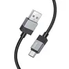 КАБЕЛЬ HOCO X110 HONORIFIC CHARGING DATA CABLE TYPE-C 3A, 1M, ЧОРНИЙ