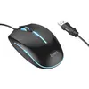 КОМПЮТЕРНА МИШКА HOCO GM37 WONDERFUL GAMING LUMINOUS WIRED MOUSE, ЧОРНИЙ