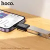 ПЕРЕХІДНИК HOCO UA31A IP MALE TO USB FEMALE OTG ADAPTER, ЧОРНИЙ