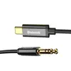 КАБЕЛЬ AUX AUDIO BASEUS YIVEN M01 TYPE-C TO AUX (3.5) 1.2M, ЧОРНИЙ CAM01-01