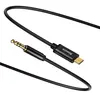 КАБЕЛЬ AUX AUDIO BASEUS YIVEN M01 TYPE-C TO AUX (3.5) 1.2M, ЧОРНИЙ CAM01-01