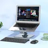 ПІДСТАВКА ДЛЯ НОУТБУКА HOCO PH52 PLUS MIGHT METAL ROTATING TABLET DESKTOP HOLDER СІРА