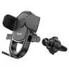 АВТОТРИМАЧ HOCO H6 GRATEFUL ONE-BUTTON CAR HOLDER (AIR OUTLET), ЧОРНИЙ