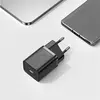 МЕРЕЖЕВИЙ ЗАРЯДНИЙ ПРИСТРІЙ BASEUS SUPER SI QUICK CHARGER 1C 25W EU, ЧОРНИЙ CCSP020101