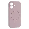 MR4_145196 Чохол silicone case full camera fine ring magsafe для iphone 17 пурпуровий lilac 