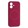 MR4_145208 Чохол silicone case full camera fine ring magsafe для iphone 17 manyue червоний 