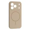 ЧОХОЛ SILICONE CASE FULL CAMERA FINE RING MAGSAFE ДЛЯ IPHONE 17 PRO ANTIQUE, БІЛИЙ