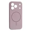 MR4_145235 Чохол silicone case full camera fine ring magsafe для iphone 17 pro пурпуровий lilac 