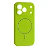 MR4_145229 Чохол silicone case full camera fine ring magsafe для iphone 17 pro emerald зелений 