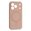 MR4_145249 Чохол silicone case full camera fine ring magsafe для iphone 17 pro max рожевий 