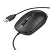 КОМПЮТЕРНА МИШКА ДРОТОВА BOROFONE BG17 MORNING BUSINESS WIRED MOUSE, ЧОРНИЙ