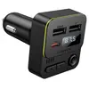 АВТОМОБІЛЬНИЙ ЗАРЯДНИЙ ПРИСТРІЙ МОДУЛЯТОР BOROFONE BC60 HERO (USB-A, TYPE-C) 5V, 3A, 35W, ЧОРНИЙ