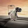 АВТОТРИМАЧ BOROFONE BH132 FOLLOWER ONE-BUTTON CAR HOLDER (CENTER CONSOLE), ЧОРНИЙ