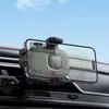 АВТОТРИМАЧ HOCO H75 CROWN ONE-BUTTON CAR HOLDER (AIR OUTLET), ЧОРНИЙ METAL, СІРИЙ