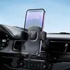 АВТОТРИМАЧ HOCO H75 CROWN ONE-BUTTON CAR HOLDER (AIR OUTLET), ЧОРНИЙ METAL, СІРИЙ