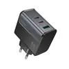 МЕРЕЖЕВИЙ ЗАРЯДНИЙ ПРИСТРІЙ HOCO CS75A STAR SPEED PD70W (2C1A) CHARGER (EU), ЧОРНИЙ