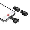 МІКРОФОН HOCO L19 GRACEFUL WIRELESS MICROPHONE (IP, TYPE-C), ЧОРНИЙ