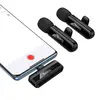 МІКРОФОН HOCO L20A FAIR DUAL-MIC WIRELESS MICROPHONE (IP, TYPE-C), ЧОРНИЙ