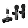 МІКРОФОН HOCO L20A FAIR DUAL-MIC WIRELESS MICROPHONE (IP, TYPE-C), ЧОРНИЙ