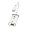 ПЕРЕХІДНИК HOCO UA41B CRYSTAL TYPE-C ETHERNET ADAPTER (100 MBPS) APRICOT