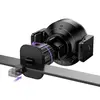 БЕЗДРОТОВИЙ АВТОМОБІЛЬНИЙ ЗАРЯДНИЙ ПРИСТРІЙ HOCO HW35 POWER ELECTRIC MAGNETIC WLS FAST CHARGING CAR HOLDER (AIR OUTLET), ЧОРНИЙ