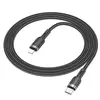 КАБЕЛЬ PD HOCO U117 GRAND PD INTELLIGENT POWER-OFF CHARGING DATA CABLE LIGHTNING, ЧОРНИЙ