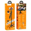 СЕЛФІ-ПАЛИЦЯ ТРИПОД HOCO K22 HANDY ALUMINUM ALLOY ANTI-SHAKE LIVE BROADCAST HOLDER, ЧОРНИЙ