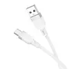 КАБЕЛЬ HOCO X109 ENERGY SILICONE CHARGING DATA CABLE TYPE-C, 3A, 1M, БІЛИЙ