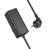 МЕРЕЖЕВИЙ ПОДОВЖУВАЧ HOCO NS9 WISDOM 1-POSITION (PD67W, 3C1A) DESKTOP SOCKET (EU, GER), ЧОРНИЙ