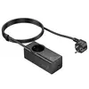 МЕРЕЖЕВИЙ ПОДОВЖУВАЧ HOCO NS9 WISDOM 1-POSITION (PD67W, 3C1A) DESKTOP SOCKET (EU, GER), ЧОРНИЙ