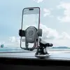 АВТОТРИМАЧ HOCO H5 INTEGRITY ONE-KEY CAR HOLDER (CENTER CONSOLE), ЧОРНИЙ