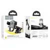 АВТОТРИМАЧ HOCO H5 INTEGRITY ONE-KEY CAR HOLDER (CENTER CONSOLE), ЧОРНИЙ