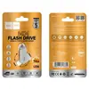 ФЛЕШ-НАКОПИЧУВАЧ USB-A, C HOCO UD8 SMART TYPE-C USB DRIVE 16GB, СІРИЙ