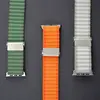 РЕМІНЕЦЬ NYLON OCEAN BAND ДЛЯ APPLE WATCH 42, 44, 45, 49 ПОМАРАНЧЕВИЙ