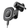 БЕЗДРОТОВИЙ АВТОМОБІЛЬНИЙ ЗАРЯДНИЙ ПРИСТРІЙ HOCO HW30 CROWN MAGNETIC WIRELESS CHARGING CAR HOLDER, ЧОРНИЙ