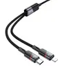 КАБЕЛЬ PD HOCO U139 C TO C+IP 100W FAST CHARGING DATA CABLE 1.2M, ЧОРНИЙ