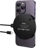 БЕЗДРОТОВИЙ ЗАРЯДНИЙ ПРИСТРІЙ HOCO CW62 PEAK DESKTOP WITH DIGITAL DISPLAY AND CABLE, ЧОРНИЙ